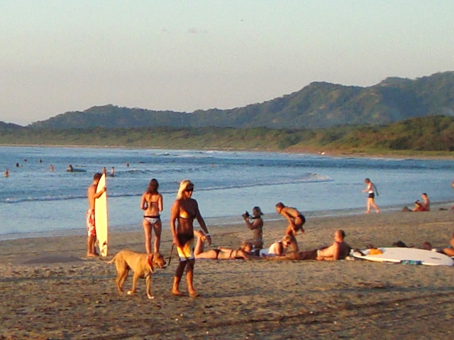 Beach near Tamarindo Costa Rica