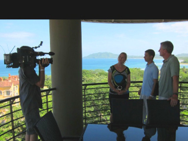 Filming of House Hunters International in Costa Rica